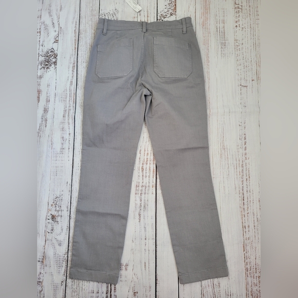 J Crew Vintage Straight Cargo Pant in Slub Sateen Gray Women's 27 NEW NWT - Picture 6 of 8